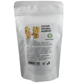 Sušené ovoce Zázvor sušený natural 100g Zelené Drahokamy