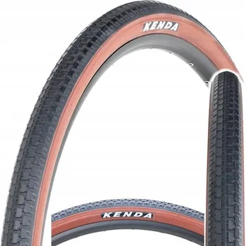 Plášť na kolo PLÁŠŤ NA KOLO KENDA 28x1,75 700x45C K127 HNĚDÝ BOK MĚSTSKÝ