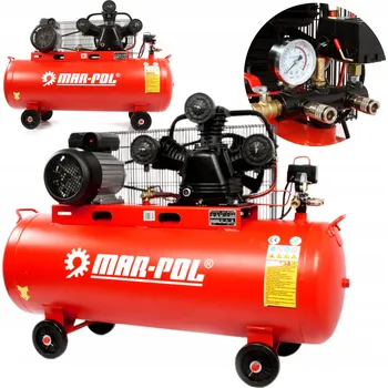 Kompresor OLEJOVÝ KOMPRESOR 100L 8 BAR 4HP 3 PÍSTY V3 MAR-POL 230V