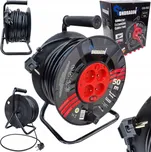 Prodlužovací Kabel bubnový, zahradní Ondragon 50 m 4 ks černý