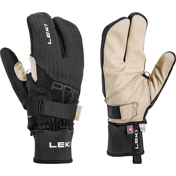 Rukavice LEKI PRC Premium ThermoPlus Shark Lobster Black/Sand