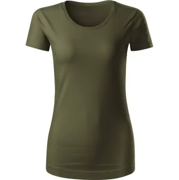Pracovní oblečení MALFINI Tričko Epic 160g, krátký rukáv, dámské MAL-8216912 XS Zeleň vojenská