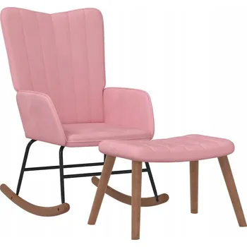 Křeslo Houpací křeslo VidaXL růžové