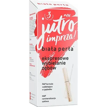 zubní pasta Biała Perła Zítra Párty Expresní bělení zubů pasta 30 ml + gel 8 ml