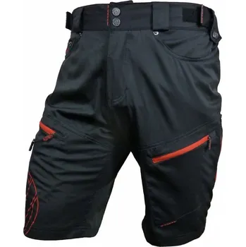 cyklistický dres Kraťasy pánské HAVEN NAVAHO SLIMFIT černo/červené XL
