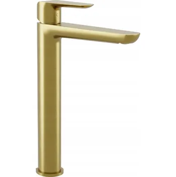 Vodovodní baterie Clever 2.0 vysoká stojánková umyvadlová baterie, kartáčované zlato, Excellent