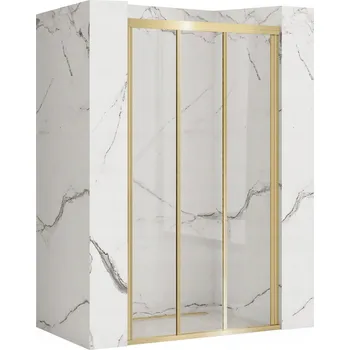 Sprchové dveře REA SPRCHOVÉ DVEŘE ALEX BRUSH GOLD 120 cm