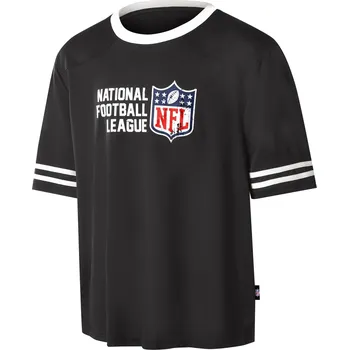 cyklistický dres NFL Dámský / Pánský dres Shield Logo (černá, L)