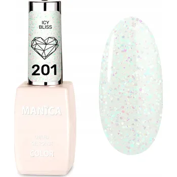 Lak na nehty Manica Hybridní lak LED/UV 10ml - Icy Bliss - 201