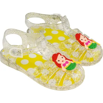 Dívčí sandály Dívčí sandály Syrenka žluté Otaro, velikost 27