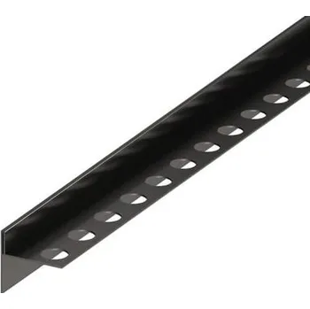 spádová lišta Spádový profil do sprchového koutu "hranatý" Eviso nerez mat, nerez délka 120 cm, výška hrany 11 mm, LSGU0202