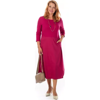 Dámské šaty Dámské šaty PASSA 42 Tmavě růžová