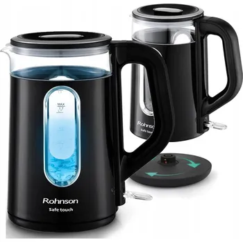 Rychlovarná konvice Rychlovarná konvice Rohnson R-7507 Safe Touch 2000 W 1,7 l černá
