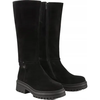 Dámské kozačky Big Star dámské kozačky nad koleno na platformě, velikost 37