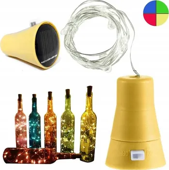 Venkovní osvětlení Světelný řetěz Hurtnet 90 cm solární béžový