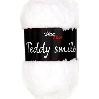 Příze vlnahep Vlna-Hep Teddy smile Teddy smile: 4002 Bílá