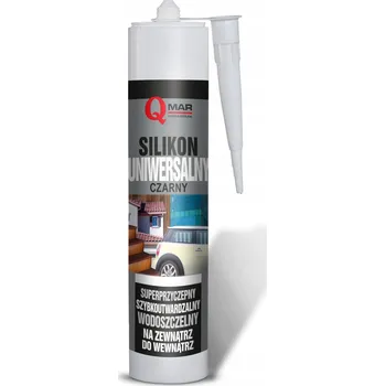 stavební silikon Qmar Univerzální silikon černý 300ml