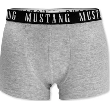 Boxerky Boxerky Mustang 4274-1050 M-2XL šedá melanž XL
