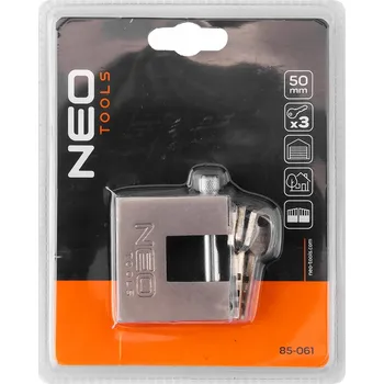 Visací zámek Visací zámek na klíč NEO TOOLS