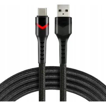 Datový kabel Kabel Everactive USB - USB typ C, 1 m, černý