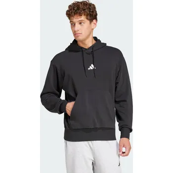 Dámské oblečení ADIDAS Mikina Essentials Feelcozy French Terry L BÍLÁ|ČERNÁ