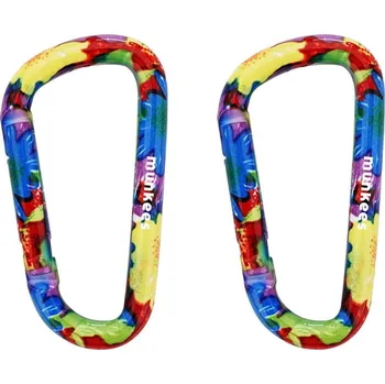 MUNKEES Karabina Munkees Flower Colour S NO SIZE ČERVENÁ