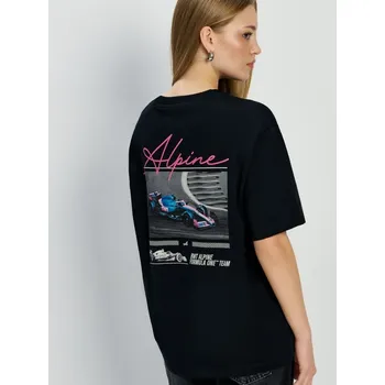 Dámské tričko Tričko s potiskem BWT Alpine Formula One Team - XS - House - černá - 710JC-99X