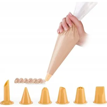 Zdobicí sáček DELÍCIA 30 cm, 10 ks, 6 trysek