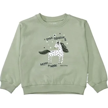 Dívčí mikina Marc O'Polo Junior Grün 674454 116/122