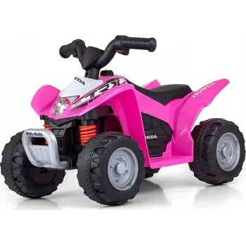 Dětské elektrovozidlo Elektrická čtyřkolka pro děti Milly Mally Honda ATV růžová