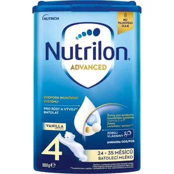 Kojenecká výživa Nutrilon - Batolecí mléko 4 Advanced Vanilla 24+ měsíců - 800 g