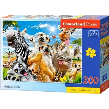 Puzzle Puzzle 200 Africké selfie CASTORLAND