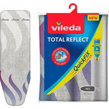 Žehlicí prkno Potah na žehlicí prkno VILEDA Total Reflect 130x45 cm