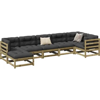 Zahradní lavice zahrada-XL 7dílná zahradní sedací souprava impregnovaná borovice 3299544