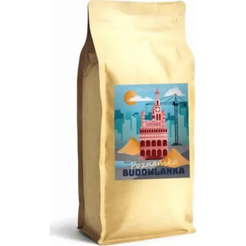 Káva Świeżo Palona Čerstvě pražená kávová zrna Poznańska Budowlanka 1kg