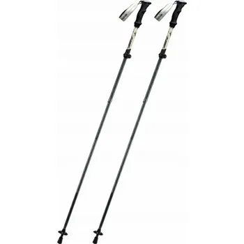 Trekingová hůl Static Control Hliníkové hole Qunature Nordic Walking Treking 110 - 130 cm - Hnědé