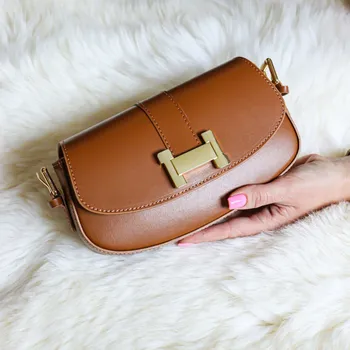 Kabelka MORANTI kabelka, typ kabelka přes rameno, pravá kůže, transparentní/bezbarvá