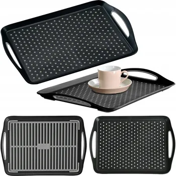 SERVÍROVACÍ PODNOS SNÍDAŇOVÝ PODNOS ČERNÝ KESPER