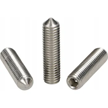 Šroub M6x10 ZÁPUSTNÝ ŠROUB S KUŽELOVÝM KONCEM DIN 914 A2 10 Ks