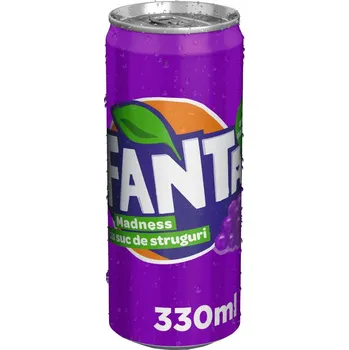 Limonáda Fanta Uva 330 ml sycený nápoj fanta hroznový s příchutí hroznů