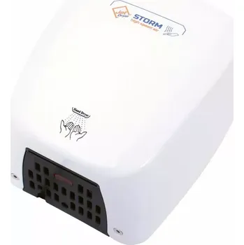 Vysoušeč rukou Bílý kovový bezdotykový horkovzdušný vysoušeč rukou Jet Dryer STORM