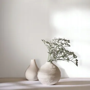 Tapeta BÍLÁ TAPETA SE STRUKTUROU DO POKOJE, OMYVATELNÁ