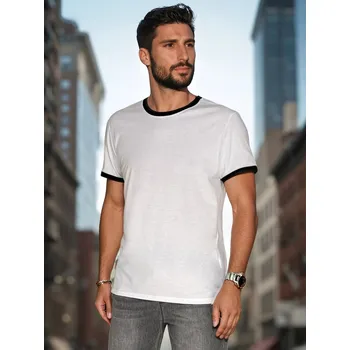 Pánské tričko Tshirt Pánské tričko basic RX5659 Barva: Bílá, Velikost: 2XL