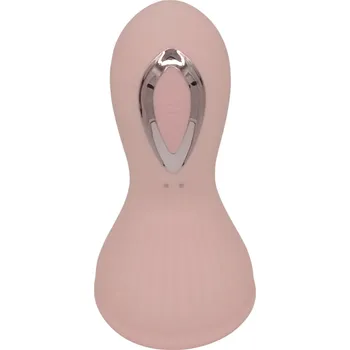 Vibrátor Osamělý - akumulátorový, vodotěsný sací-lízací bradavkový vibrátor (růžový)