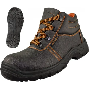 Pracovní obuv Pracovní kožené kotníkové boty bez ocelové špičky O1, velikost 40