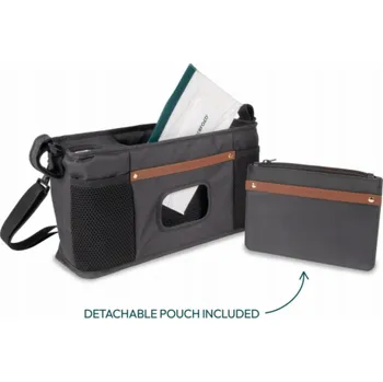 chůvička Katun WF RODIČOVSKÁ KONZOLA S 2 DRŽÁKY NA POHÁRKY, ČERNÁ