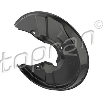 Brzdový kotouč Ochranný plech proti rozstřikování, brzdový kotouč TOPRAN 117 979