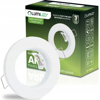 Bodové svítidlo Halogenové svítidlo pod omítku, pevné, kulaté ARDALI, bílý plech, pro žárovky MR16 GU10