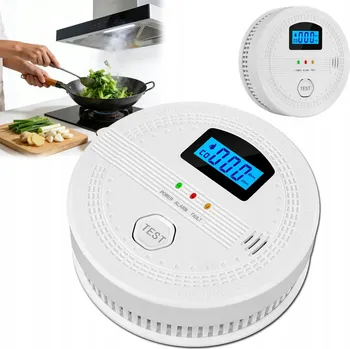 Zabezpečovací technika Detektor Oxidu Uhelnatého s LCD displejem - Nový hlásič / čidlo