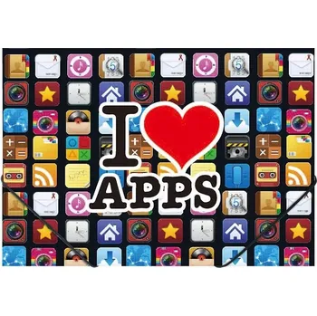 Aktovka na dokumenty DESKY S GUMIČKOU A4 PANTA PLAST